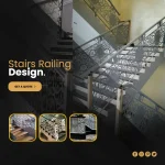 Stairs Railing laser cut