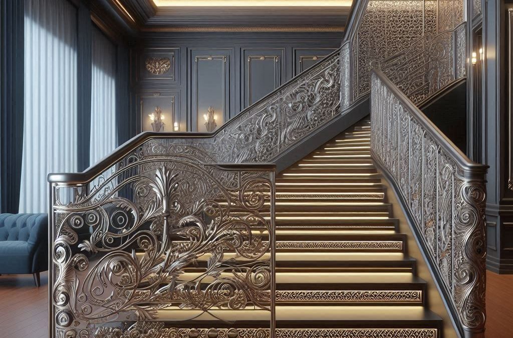 Stairs Railing laser cut