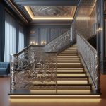 Stairs Railing laser cut