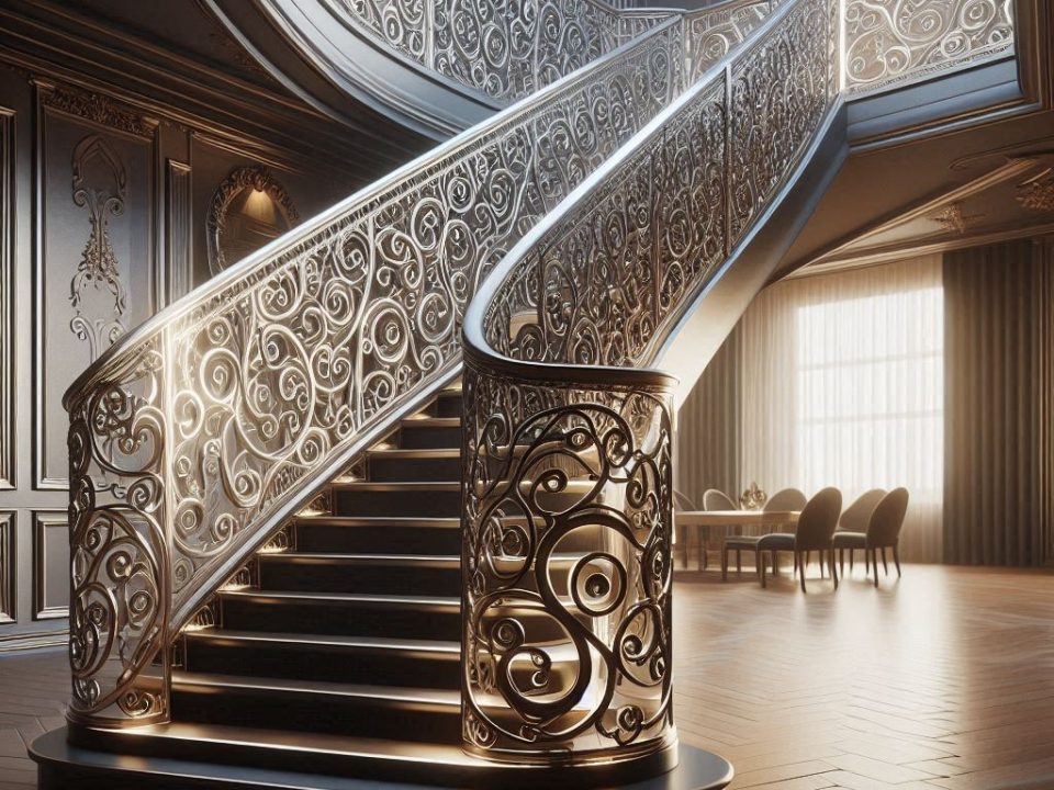 Stairs Railing laser cut