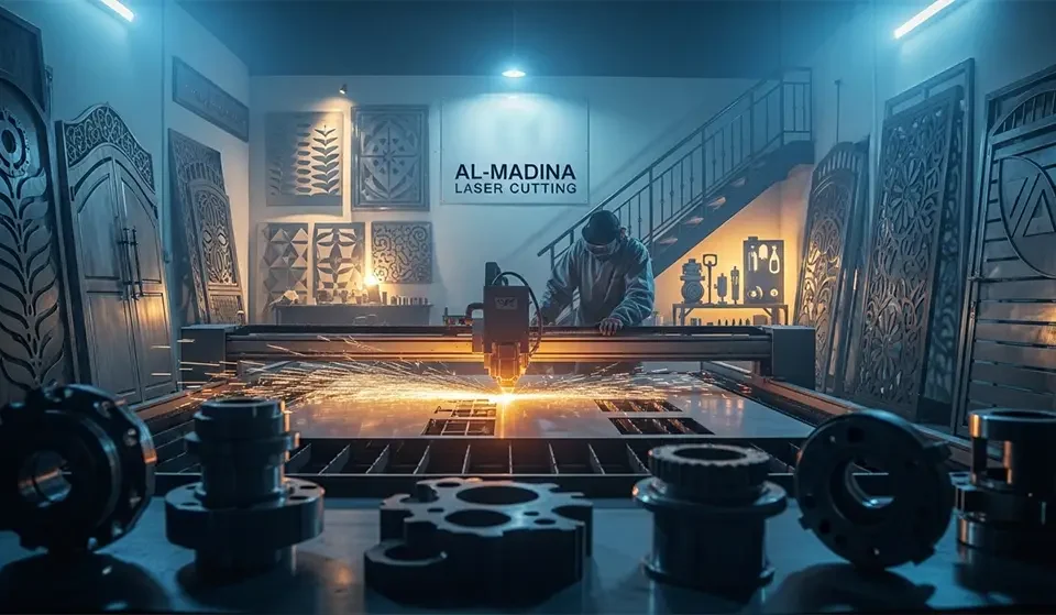 Mechanical parts laser cutting in Pakistan with high precision machinery by Al-Madina Laser Cutting.